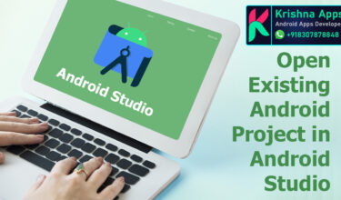 how to Open android project in android studio - krishna apps