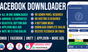 Krishna Facebook Downloader Android Studio App Code V6 -krishna apps
