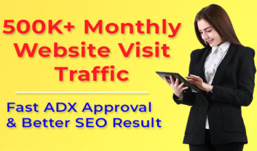 I will boost your website traffic up to 500k visits per month